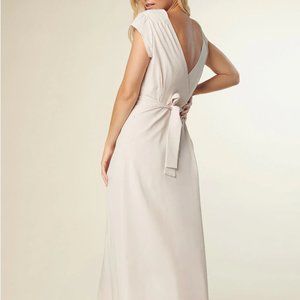 Wayre Roma Reversible Wrap Dress XXS Dune/Cream